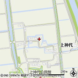 佐賀県神埼市上神代1718周辺の地図