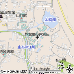 亀の井別荘周辺の地図