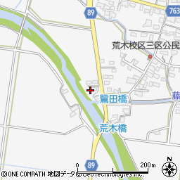 福岡県久留米市荒木町荒木2793周辺の地図