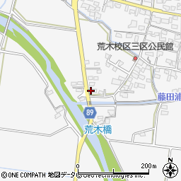 福岡県久留米市荒木町荒木2795周辺の地図