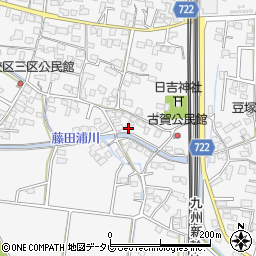 福岡県久留米市荒木町荒木1817周辺の地図