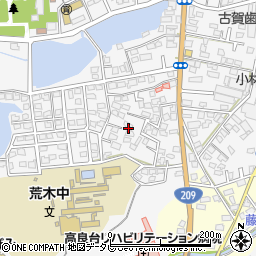 福岡県久留米市荒木町荒木1942-3周辺の地図