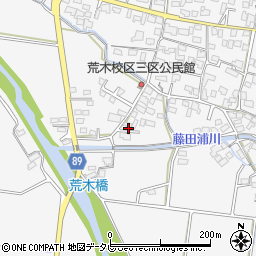 福岡県久留米市荒木町荒木1755周辺の地図