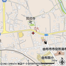 和モダンな温泉宿　湯布院らんぷの宿周辺の地図