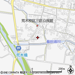 福岡県久留米市荒木町荒木1767周辺の地図