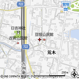 福岡県久留米市荒木町荒木1857周辺の地図