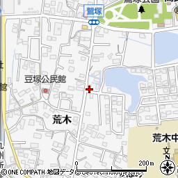 福岡県久留米市荒木町荒木1915周辺の地図