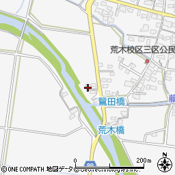 福岡県久留米市荒木町荒木2793-13周辺の地図