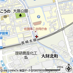 西鉄バス佐賀周辺の地図