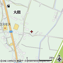 大分県玖珠郡玖珠町大隈周辺の地図