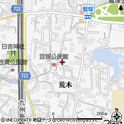 福岡県久留米市荒木町荒木1864周辺の地図
