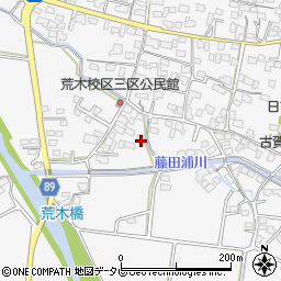 福岡県久留米市荒木町荒木1768周辺の地図