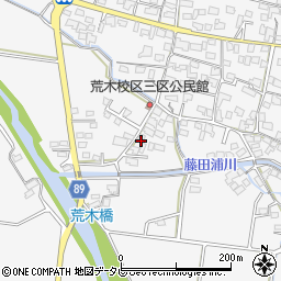 福岡県久留米市荒木町荒木1741周辺の地図