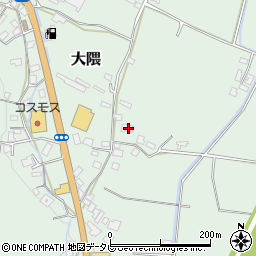 大分県玖珠郡玖珠町大隈962周辺の地図