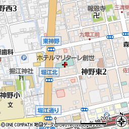 ホテルマリターレ創世佐賀周辺の地図