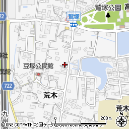 福岡県久留米市荒木町荒木1350周辺の地図