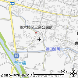 福岡県久留米市荒木町荒木1770周辺の地図