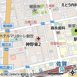 佐賀県長寿社会振興財団周辺の地図