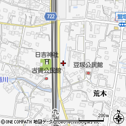 福岡県久留米市荒木町荒木1846-1周辺の地図