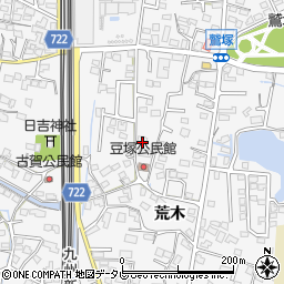 福岡県久留米市荒木町荒木1360周辺の地図