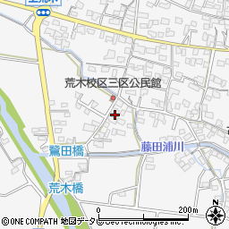 福岡県久留米市荒木町荒木1739周辺の地図