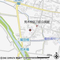 福岡県久留米市荒木町荒木1736-18周辺の地図