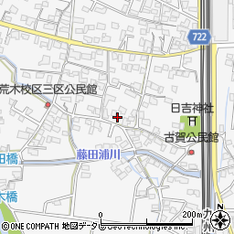 福岡県久留米市荒木町荒木1703周辺の地図