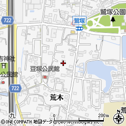 福岡県久留米市荒木町荒木1351周辺の地図