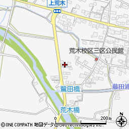 福岡県久留米市荒木町荒木2800-1周辺の地図