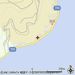 愛媛県宇和島市吉田町鶴間41周辺の地図