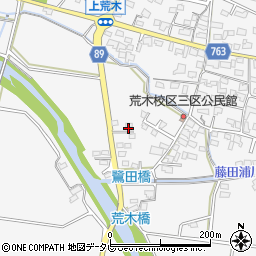 福岡県久留米市荒木町荒木2800-6周辺の地図