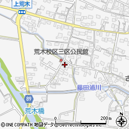 福岡県久留米市荒木町荒木1731-1周辺の地図