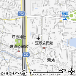 福岡県久留米市荒木町荒木1365周辺の地図