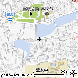 福岡県久留米市荒木町荒木1323周辺の地図
