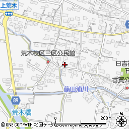 福岡県久留米市荒木町荒木1709周辺の地図