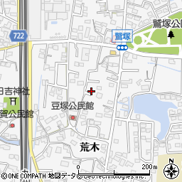 福岡県久留米市荒木町荒木1352-5周辺の地図