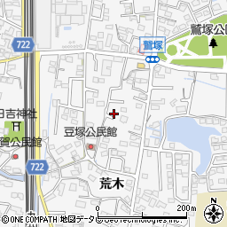 福岡県久留米市荒木町荒木1352周辺の地図