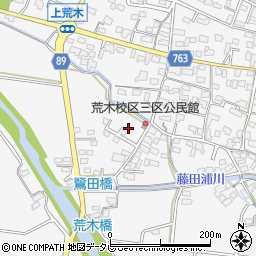 福岡県久留米市荒木町荒木1736-10周辺の地図