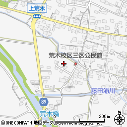 福岡県久留米市荒木町荒木1736-7周辺の地図