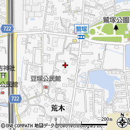 福岡県久留米市荒木町荒木1388-4周辺の地図