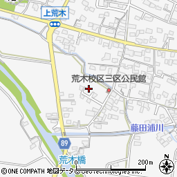 福岡県久留米市荒木町荒木1736-6周辺の地図