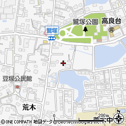 福岡県久留米市荒木町荒木1341-6周辺の地図