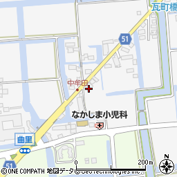 佐賀県佐賀市兵庫町瓦町1108周辺の地図