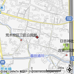 福岡県久留米市荒木町荒木1712-1周辺の地図