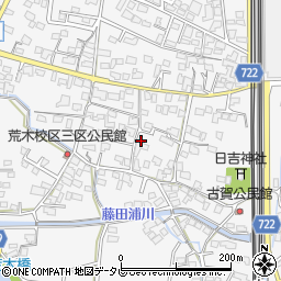 福岡県久留米市荒木町荒木1700-17周辺の地図