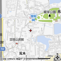 福岡県久留米市荒木町荒木1385-10周辺の地図