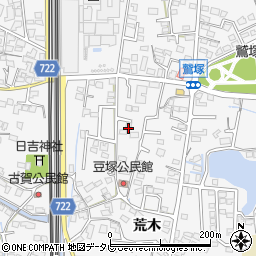 福岡県久留米市荒木町荒木1379周辺の地図