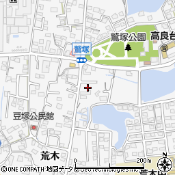 福岡県久留米市荒木町荒木1335周辺の地図
