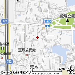 福岡県久留米市荒木町荒木1385周辺の地図