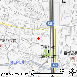 福岡県久留米市荒木町荒木1428-24周辺の地図